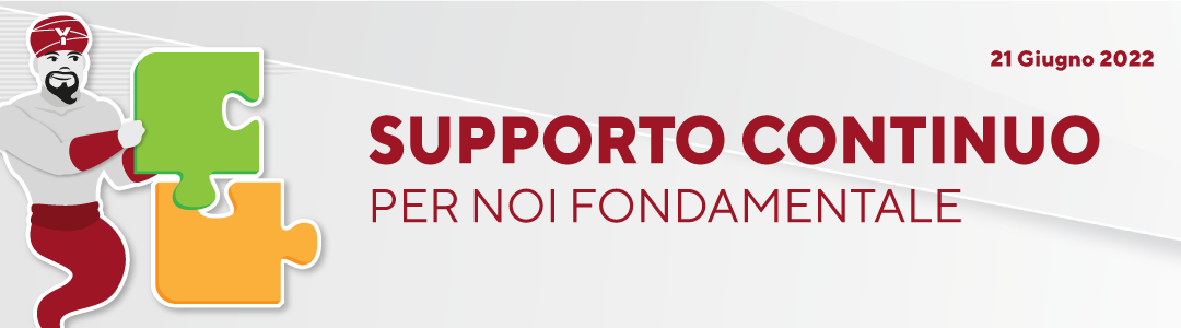 Supporto continuo, per noi fondamentale